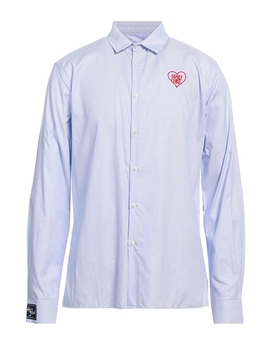 FAMILY FIRST  Milano Striped shirt Sky blue 100% Cotton