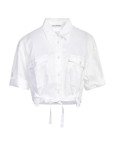 ACNE STUDIOS Hemden und Blusen einfarbig Off white 100% Baumwolle