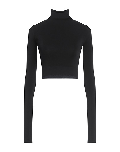 BALENCIAGA Crop top Nero 92% Poliammide, 8% Elastan