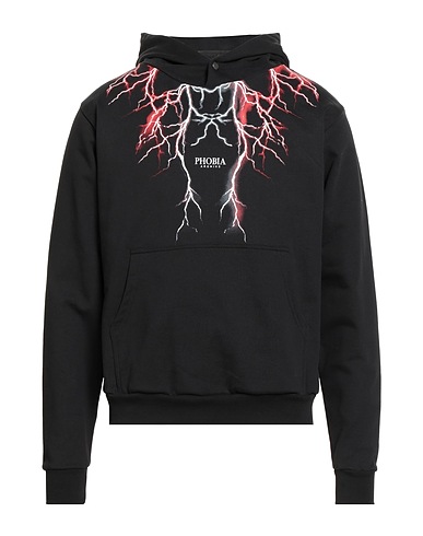 PHOBIA ARCHIVE Hooded sweatshirt Black 100% Cotton
