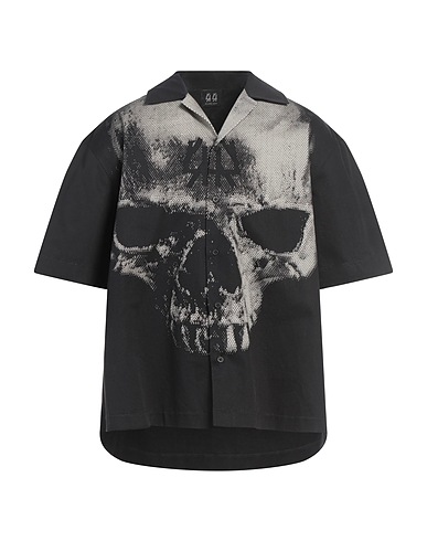 44 LABEL GROUP Patterned shirt Black 100% Cotton