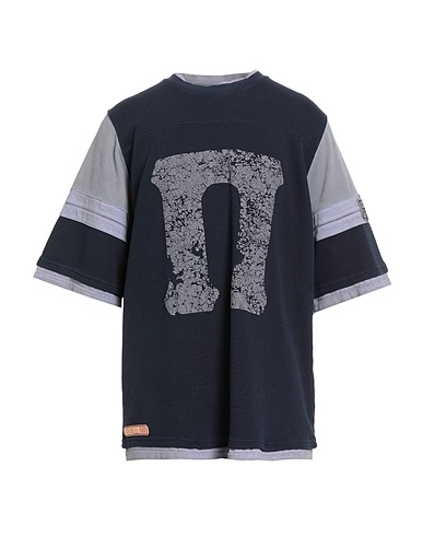 PDF T-shirt Blu navy 100% Cotone