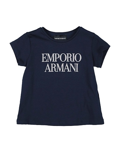 EMPORIO ARMANI T-shirt Navy 95% Cotton, 5% Elastane