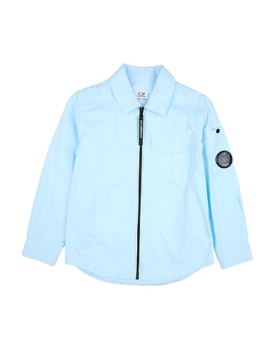 C.P. COMPANY UNDERSIXTEEN Einfarbiges Hemd Himmelblau 100% Baumwolle