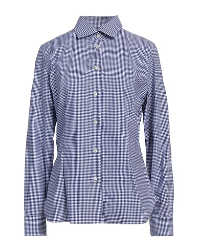 BARBA Napoli Checked shirt Blue 100% Cotton