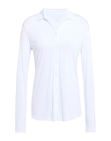 MAJESTIC FILATURES Solid colour shirts & blouses Off white 100% Viscose