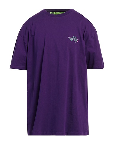 NEW AMSTERDAM SURFASSOCIATION Basic T-Shirt Violett 100% Baumwolle