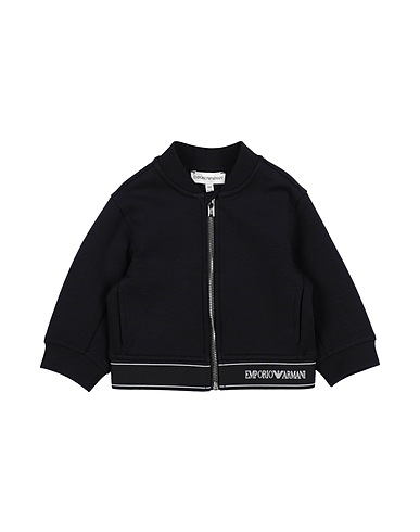 EMPORIO ARMANI Felpa Blu notte 76% Cotone, 18% Poliestere, 6% Elastan, Poliammide