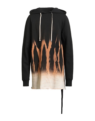 DRKSHDW by RICK OWENS Hooded sweatshirt Black 100% Cotton