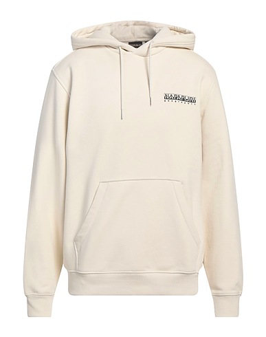 NAPAPIJRI Hooded sweatshirt Ivory 90% Cotton, 10% Polyester, Elastane