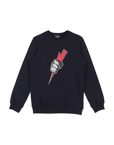 NEIL BARRETT Sweatshirt Nachtblau 100% Baumwolle