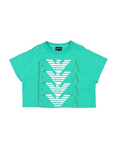 EMPORIO ARMANI T-shirt Light green 100% Cotton