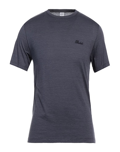 BERLUTI Basic T-Shirt 62% Mulberry silk, 38% Cotton, Polyester, Polyurethane