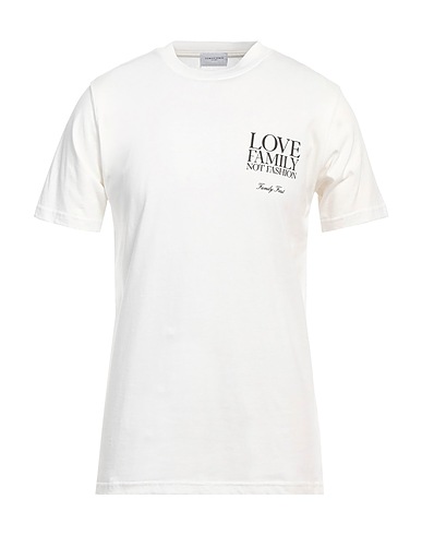 FAMILY FIRST  Milano T-shirt Off white 100% Cotone