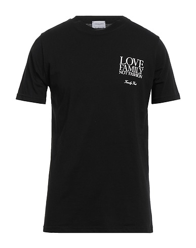 FAMILY FIRST  Milano T-shirt Nero 100% Cotone