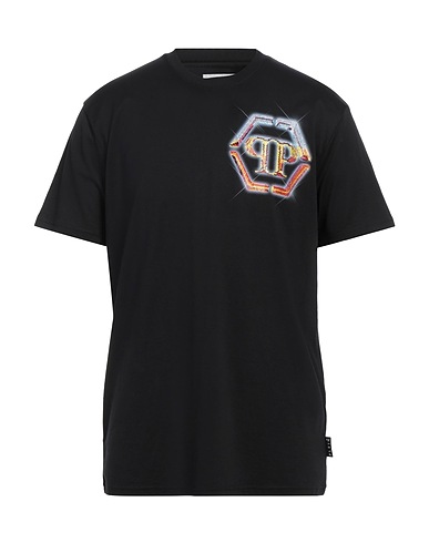 PHILIPP PLEIN T-shirt Nero 100% Cotone
