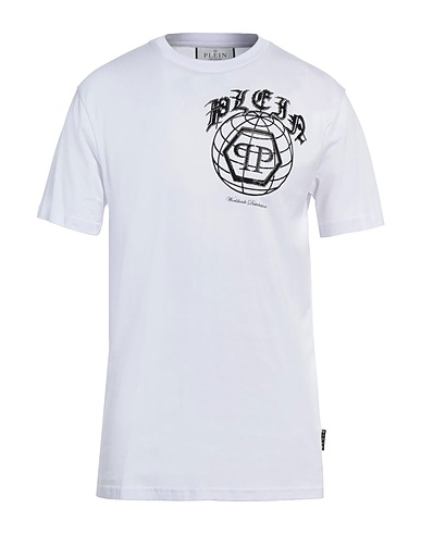 PHILIPP PLEIN T-Shirt Weiß 100% Baumwolle