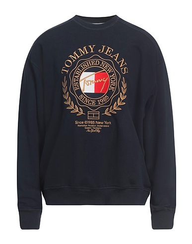 TOMMY JEANS Felpa Blu navy 100% Cotone
