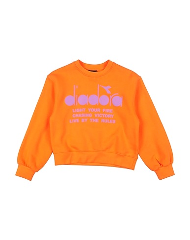 DIADORA Sweatshirt Orange 100% Baumwolle