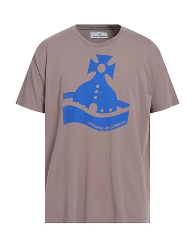 VIVIENNE WESTWOOD T-shirt Taupe 100% Organic cotton, Elastane