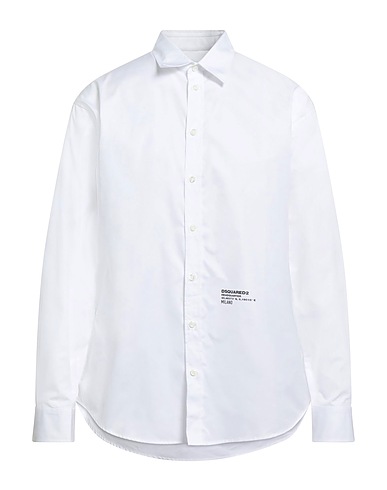 DSQUARED2 Shirts BIANCO 100% Cotton
