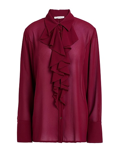 KARTIKA Camicie e bluse tinta unita Bordeaux 100% Poliestere