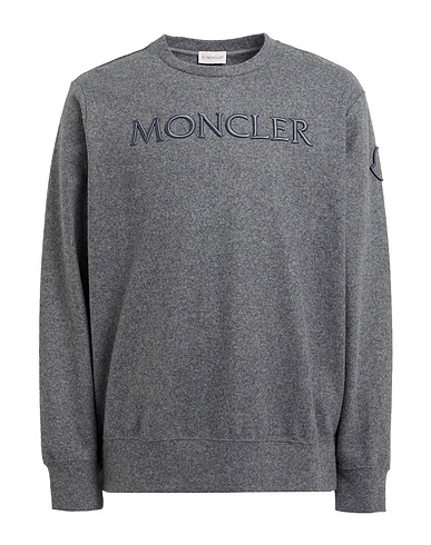 MONCLER Sweatshirt Grey 75% Virgin Wool, 25% Polyamide