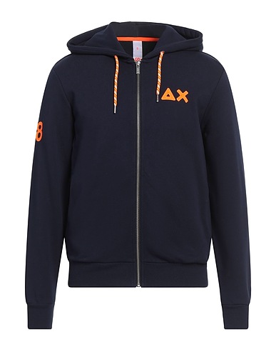 SUN 68 Sweat-shirt Bleu nuit 84% Coton, 16% Polyester