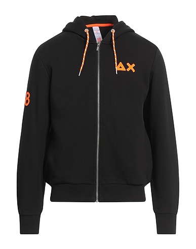 SUN 68 Hooded sweatshirt Black 84% Cotton, 16% Polyester