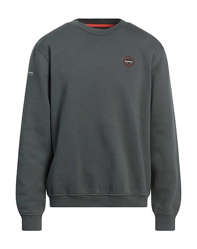 NAPAPIJRI Sweatshirt Dark green 65% Cotton, 35% Polyester