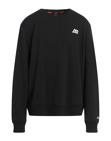 SUN 68 Sweatshirt SPORT Black 84% Cotton, 16% Polyester