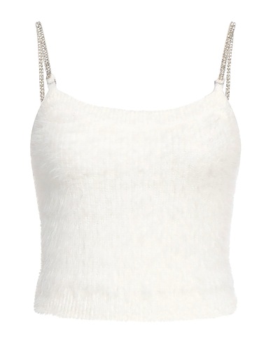 GUESS Top Bianco 71% Poliammide, 29% Acrilico
