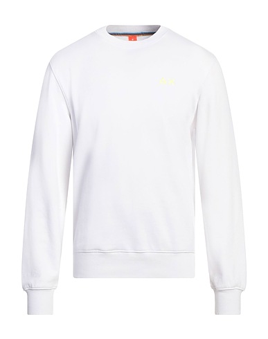 SUN 68 Sweatshirt BEACH White 80% Cotton, 20% Polyester