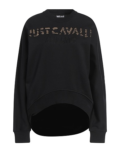 JUST CAVALLI Sweatshirt Black 100% Cotton