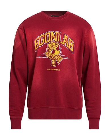 EGONLAB. Sweatshirt Burgundy 100% Cotton