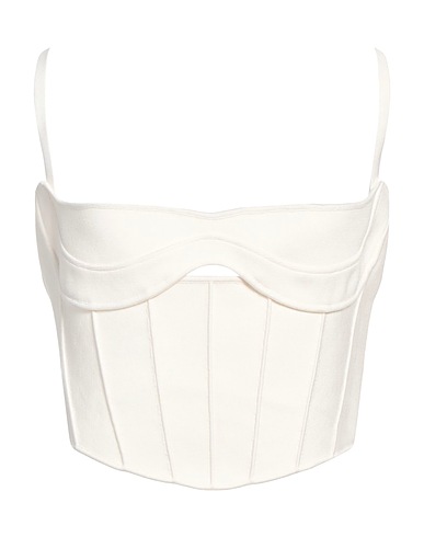 MUGLER Top Ivory 70% Viscose, 30% Polyester