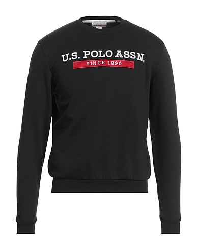 U.S.POLO ASSN. Sweatshirt Black 60% Cotton, 40% Polyester