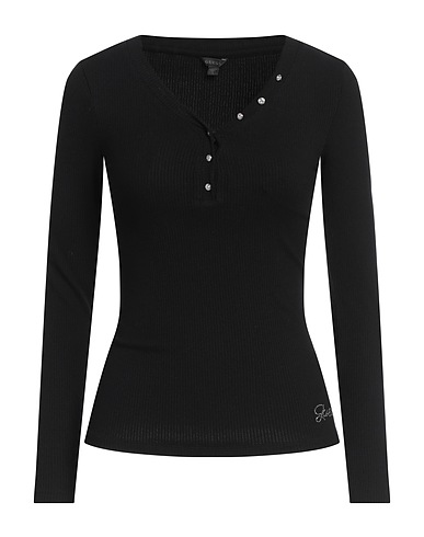 GUESS T-shirt Nero 93% Viscosa, 7% Elastan