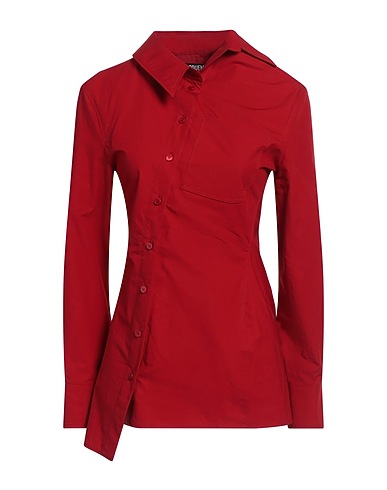 JACQUEMUS Solid colour shirts & blouses Red 100% Cotton