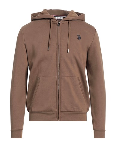U.S.POLO ASSN. Felpa Khaki 60% Cotone, 40% Poliestere