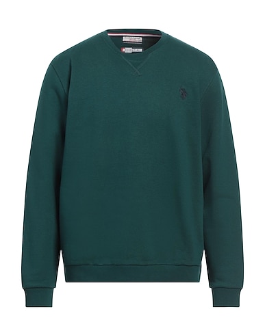 U.S.POLO ASSN. Sweatshirt Dunkelgrün 60% Baumwolle, 40% Polyester