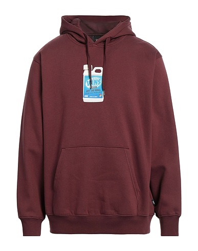 VANS Hooded sweatshirt Chocolate brown 70% Cotton, 30% Polyester