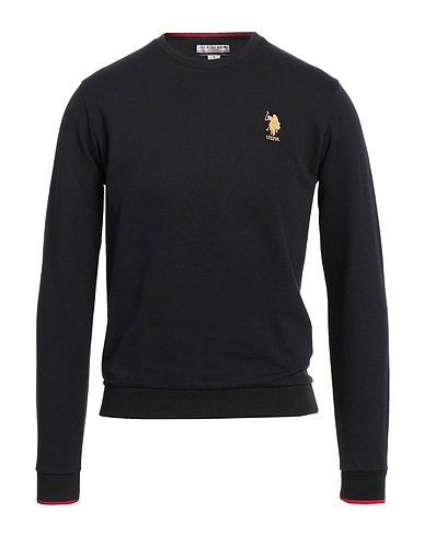 U.S.POLO ASSN. Sweatshirt Black 100% Cotton