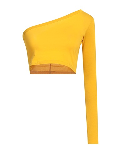 RICK OWENS Top Giallo 100% Cotone