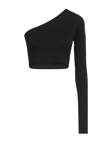 RICK OWENS Top Nero 100% Cotone