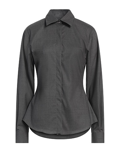 RÓHE Solid colour shirts & blouses Lead 98% Virgin Wool, 2% Elastane