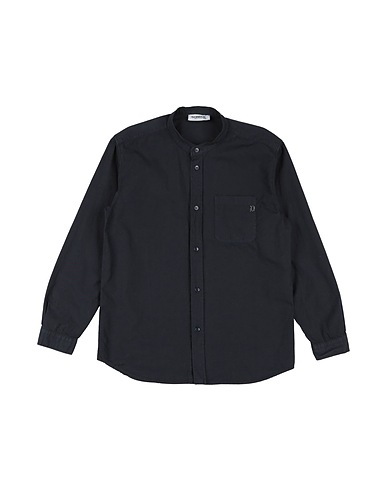 DONDUP Solid colour shirt KIDS Black 100% Cotton