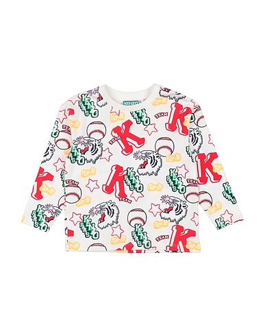 KENZO KIDS T-shirt White 95% Cotton, 5% Elastane