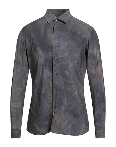 MESSAGERIE Einfarbiges Hemd PATRIZIO PISCAGLIA Grau 87% Viskose, 13% Polyester