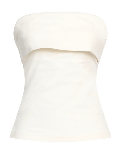 ENTIRE STUDIOS Top Avorio 93% Cotone, 7% Elastan